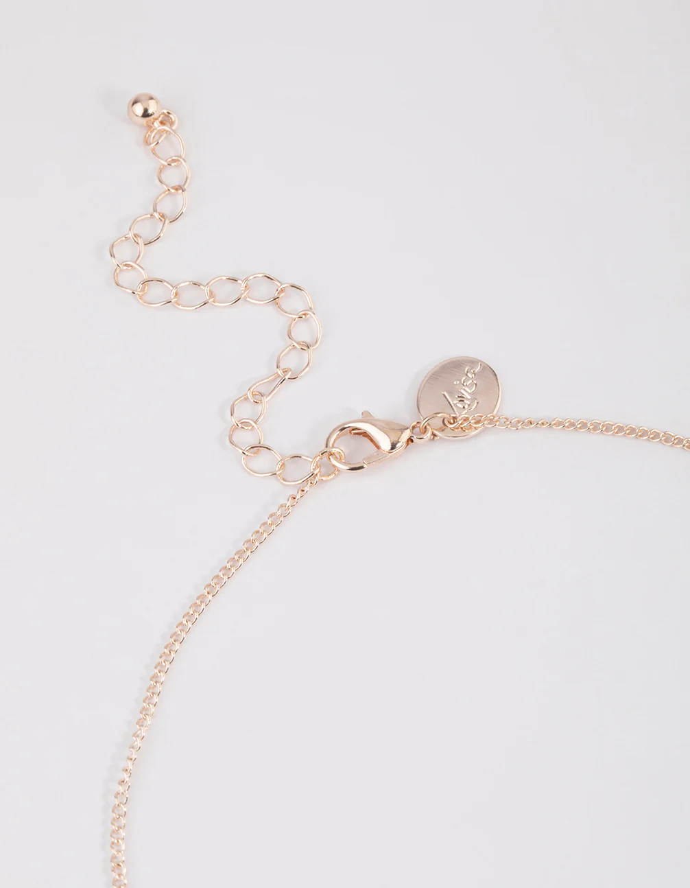 Rose Gold Freshwater Pearl Drop Necklace - Image 3