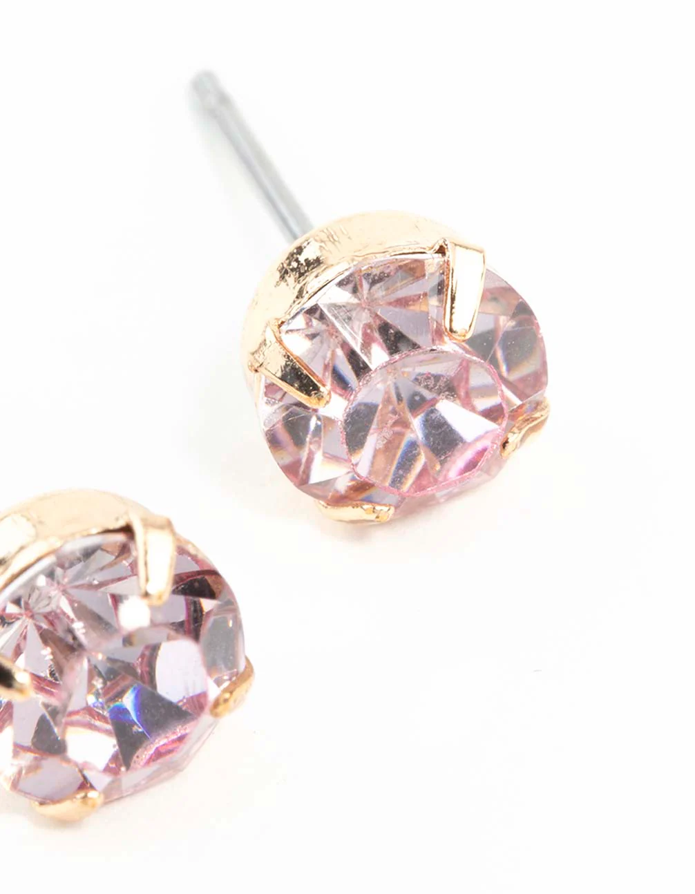 Pink Claw Diamante Stud Earrings - Image 18