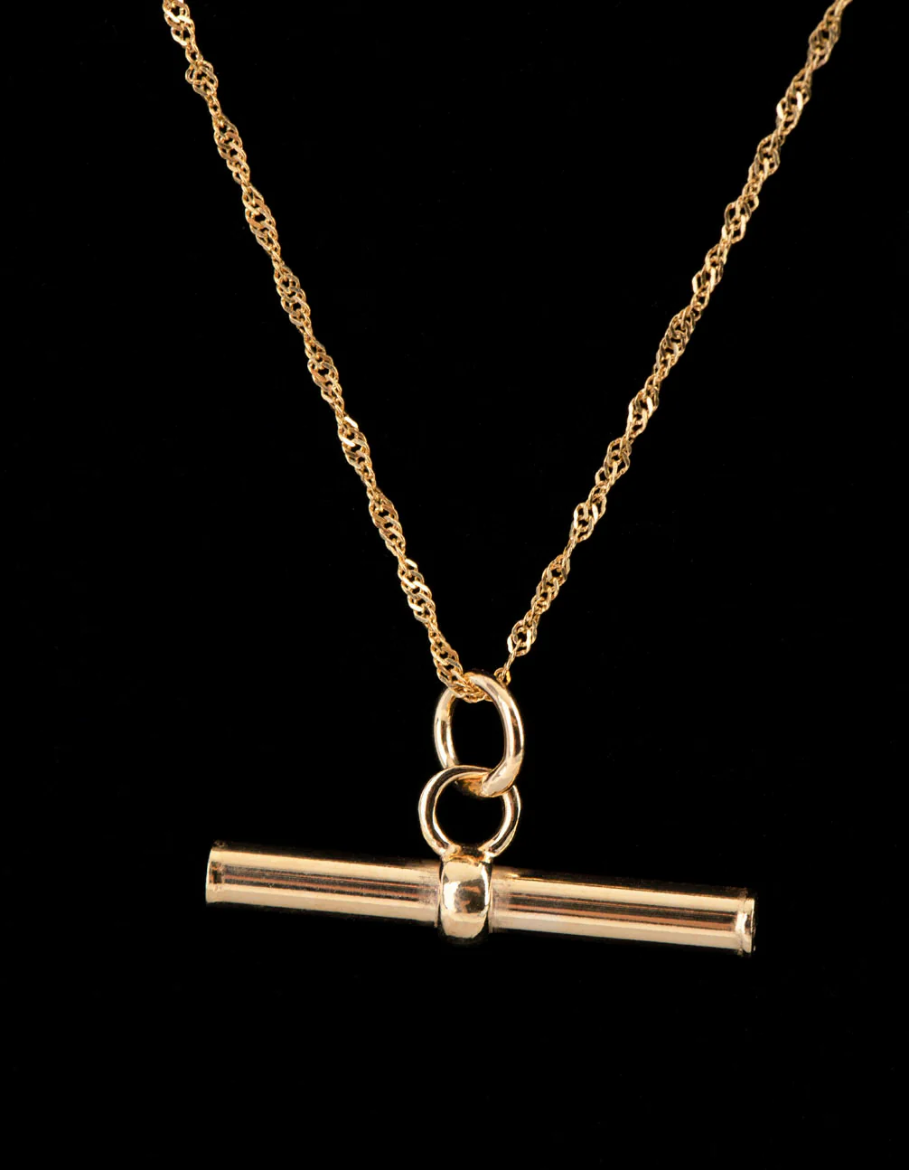 9ct Gold Fob Pendant Charm - Image 3