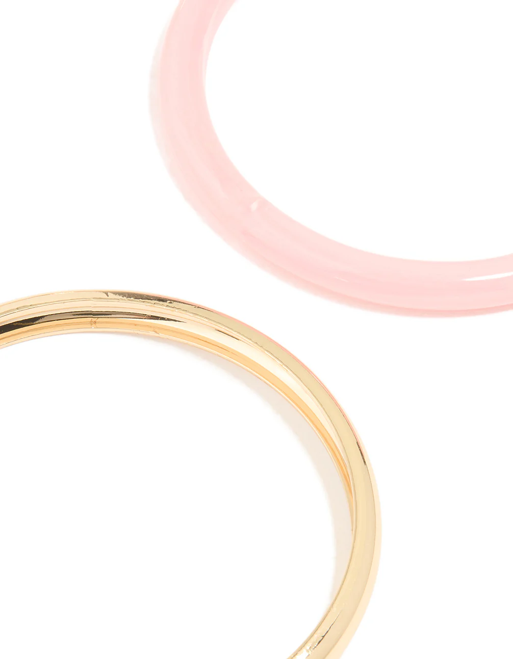 Acrylic & Gold Bangles 4-Pack - Image 3