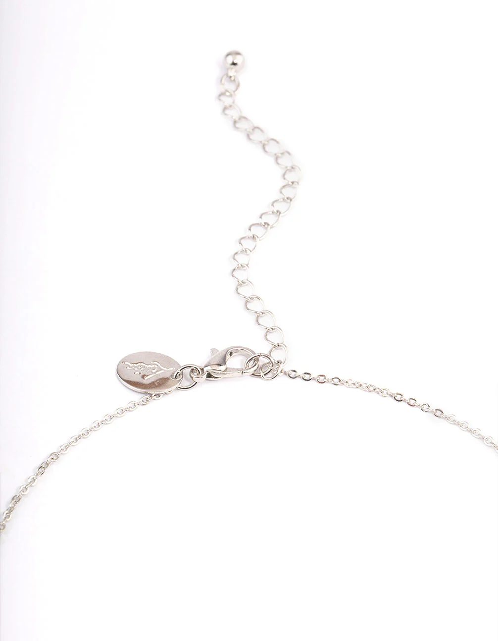 Silver Cubic Zirconia Pave Butterfly Earrings & Necklace Set - Image 3