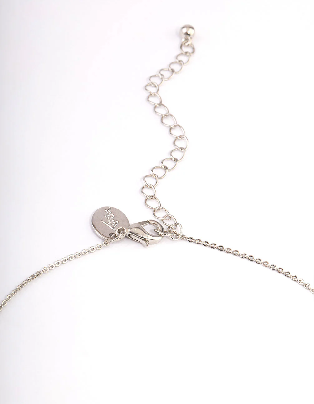 Silver Cubic Zirconia Solitaire Earrings & Necklace Set - Image 3