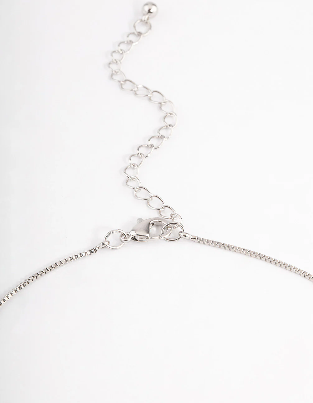 Silver Cubic Zirconia V-Shape Jewellery Set - Image 3