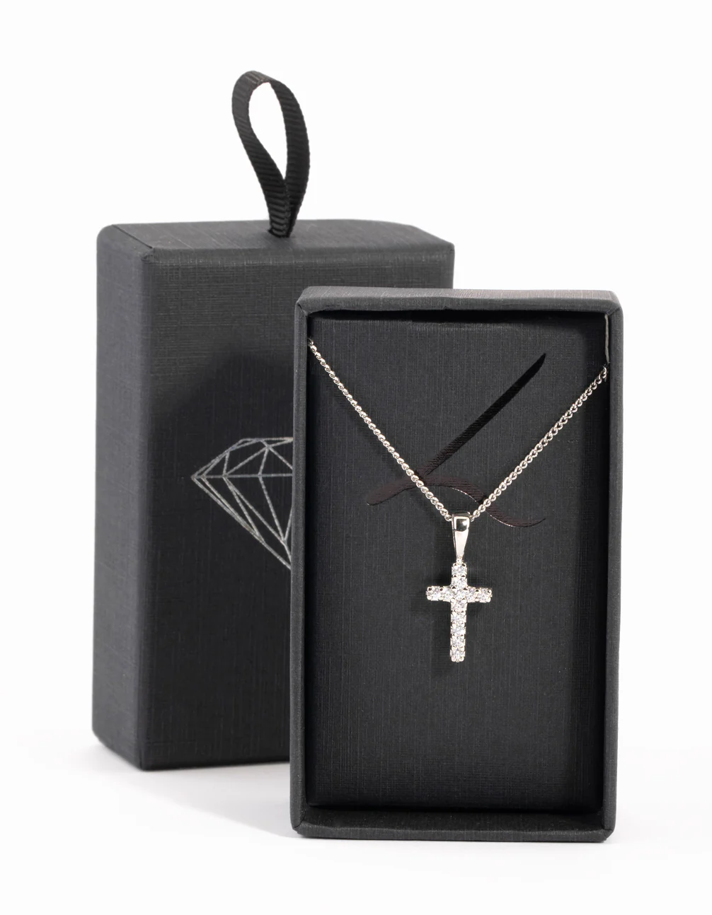 Silver Cross Necklace - Image 2