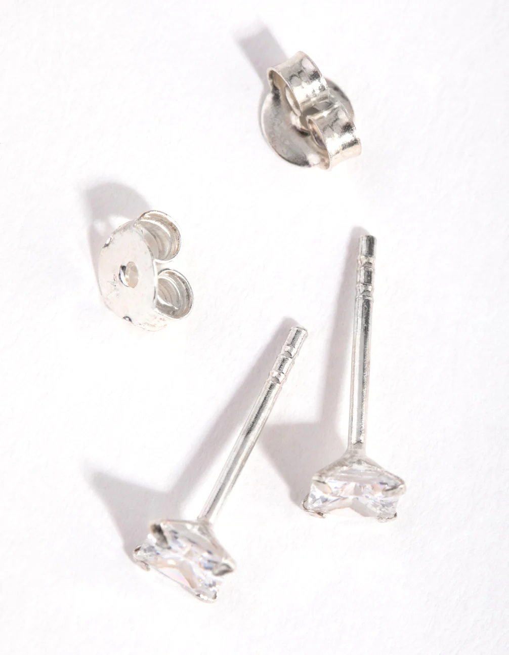 Sterling Silver 0.5ct Cubic Zirconia Earrings - Image 3