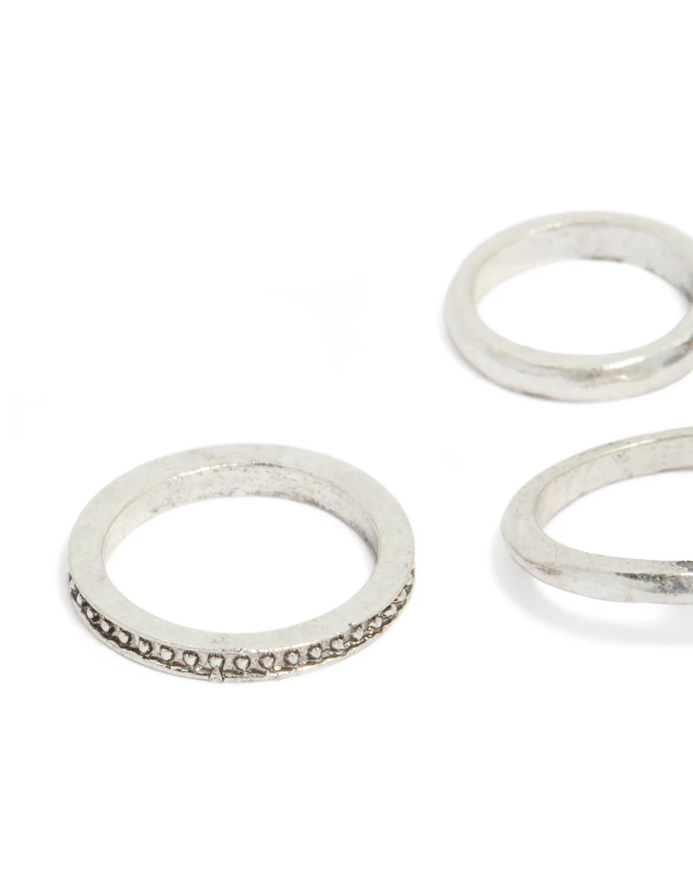 Antique Silver & Blue Gem Toe Rings Pack - Image 3