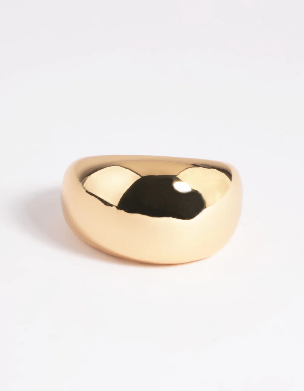 Gold Plated Dome Ring - Image 3