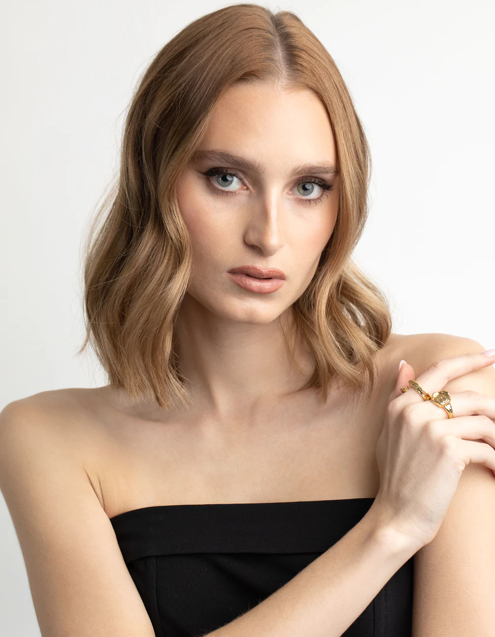 Gold Plated Molten Ring - Image 5