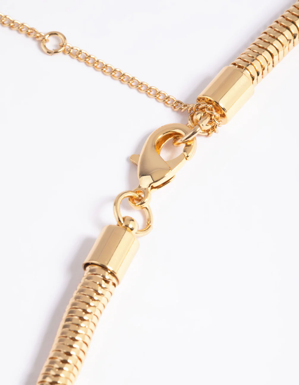 Gold Plated Snake Chain Necklace - Image 4