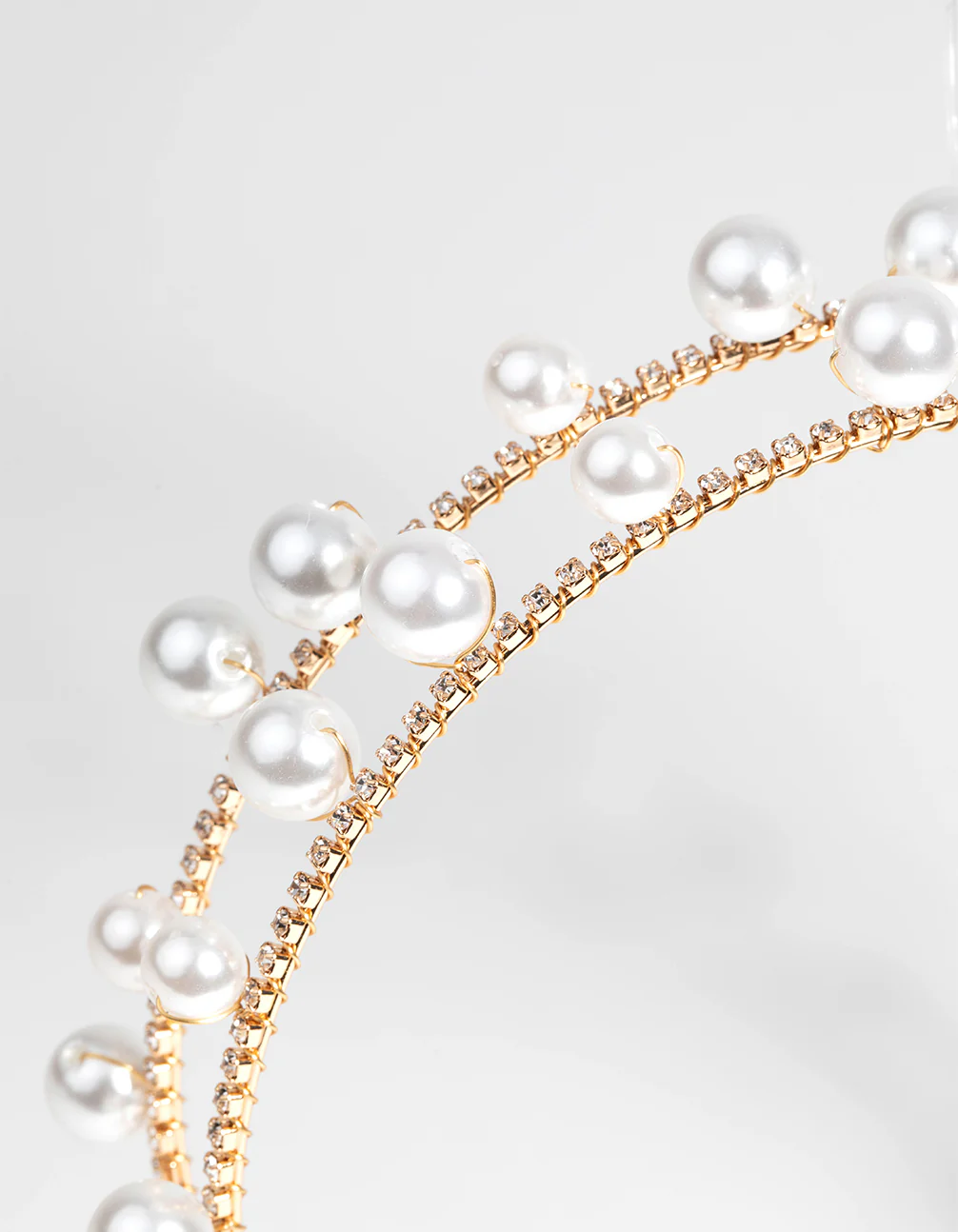 Gold Scattered Pearl Headband - Image 2
