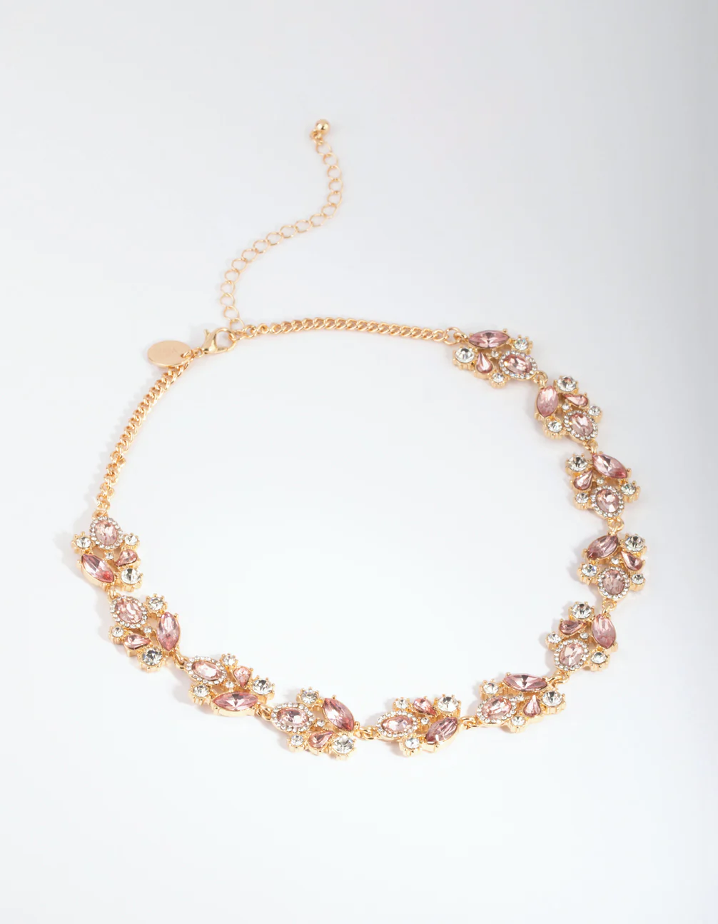 Gold Mixed Stone Collar Necklace - Image 2