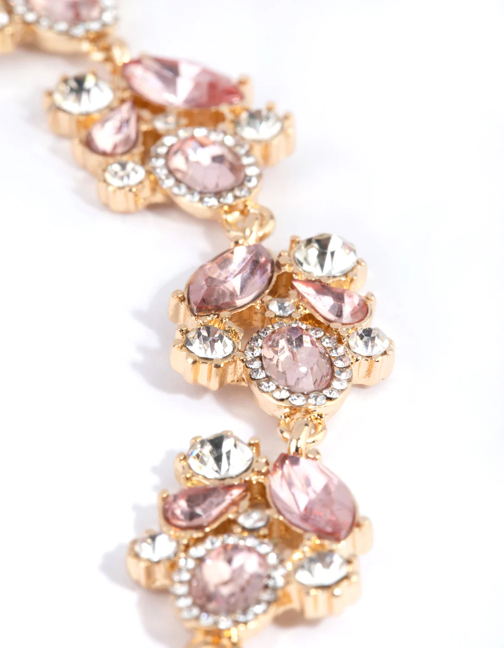 Gold Mixed Stone Collar Necklace - Image 3