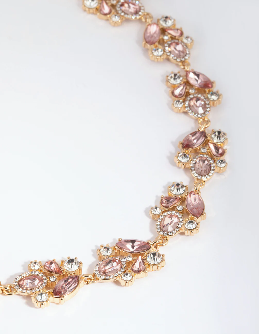 Gold Mixed Stone Collar Necklace - Image 4