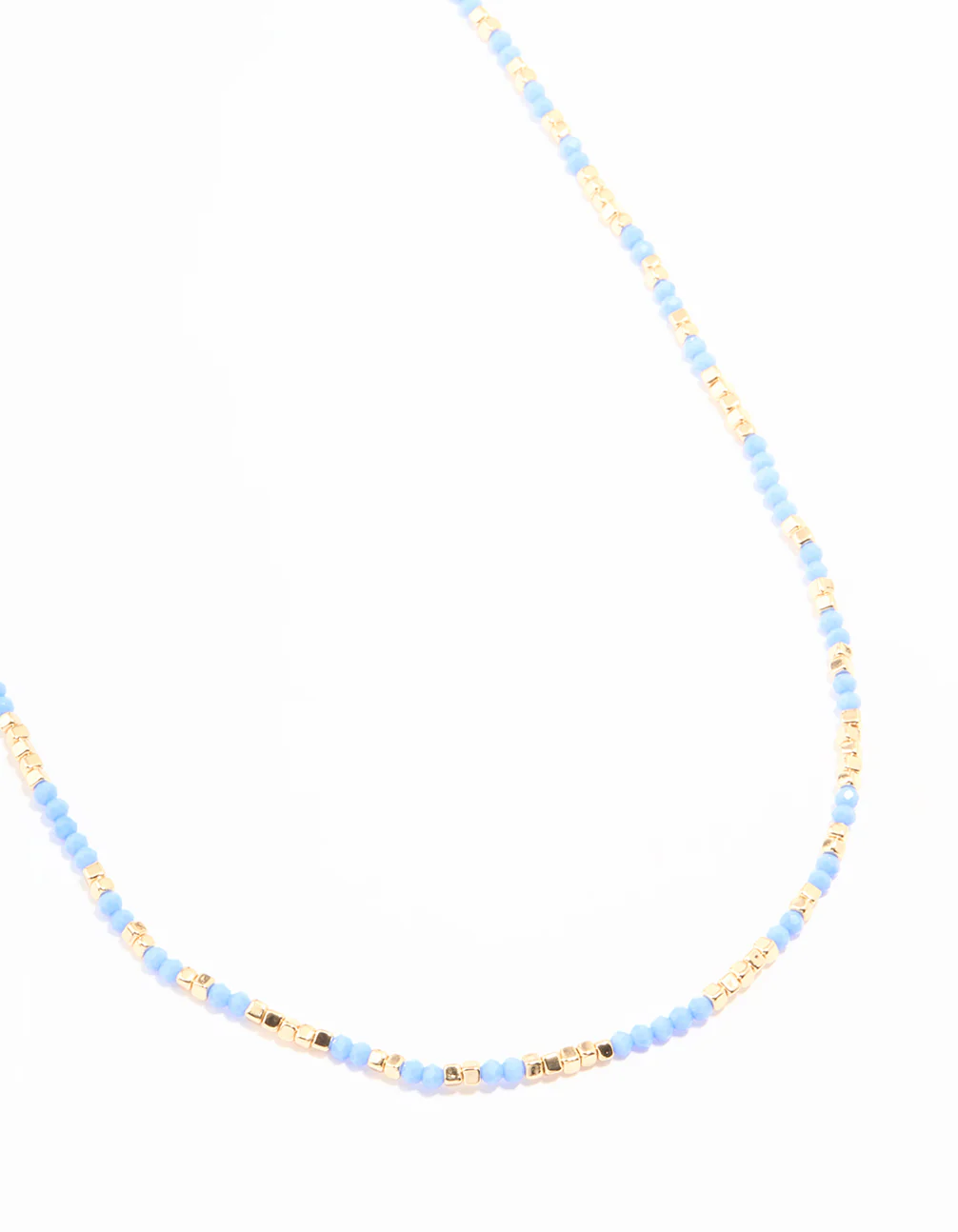 Blue Seed Beaded Waist Chain