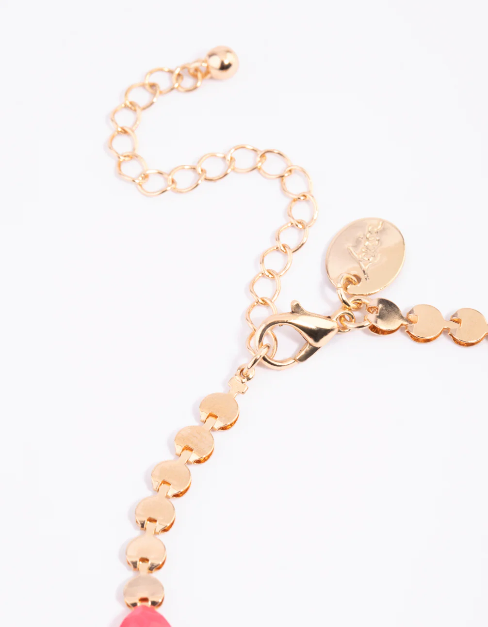 Gold Linked Hearts Anklet - Image 3