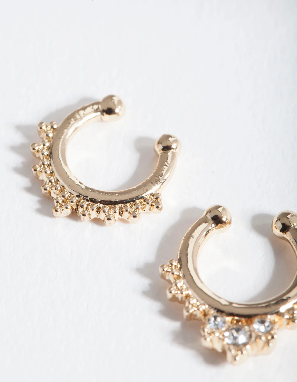 Gold Diamante Bohemian Septum Ring - Image 3