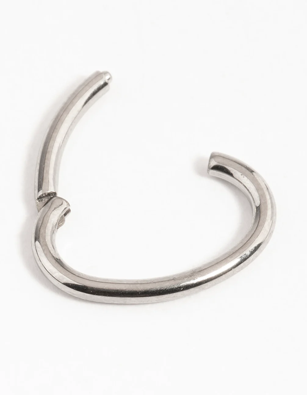 Surgical Steel Oval Clicker Ring - Image 2
