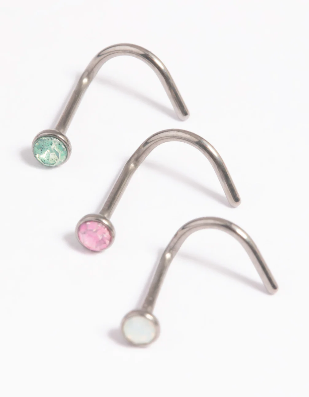 Titanium Pastel Nose Studs - Image 2