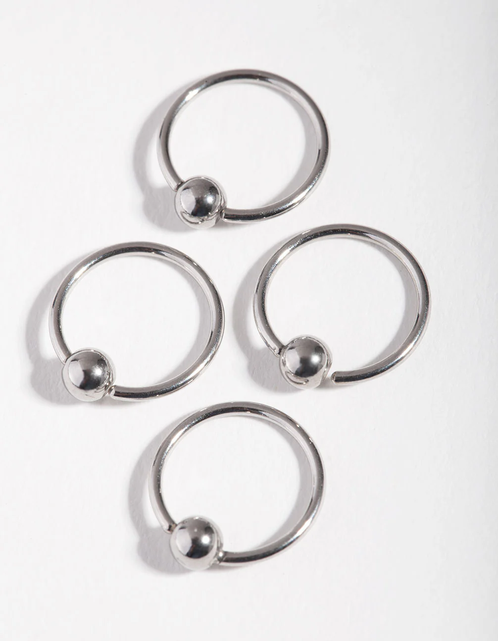 Surgical Steel Large Ball Nose Stud 4-Pack - Image 2