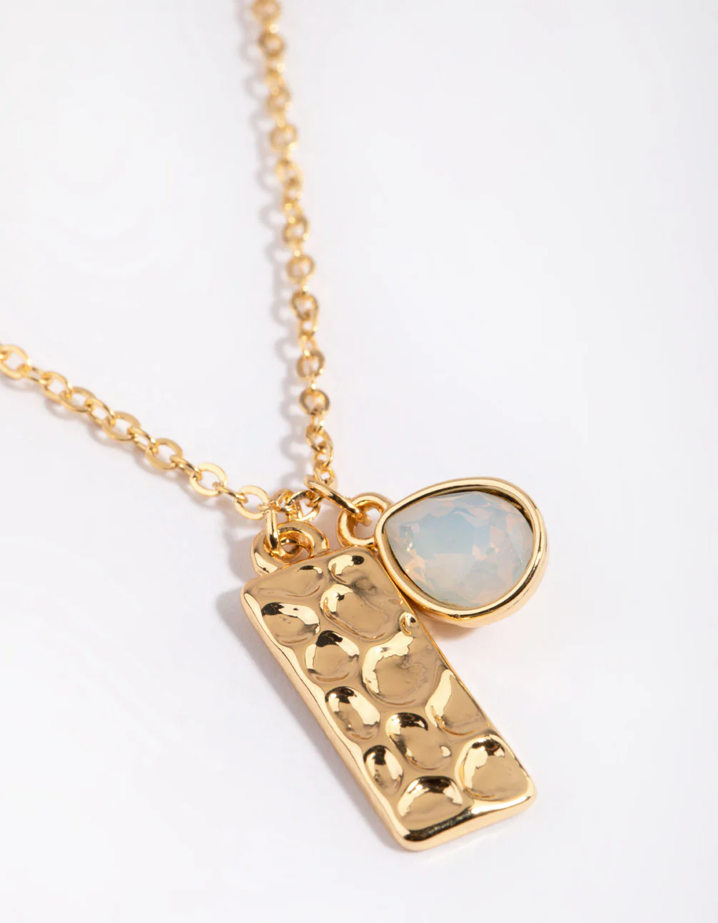 Gold Plated Charm Necklace - Image 3