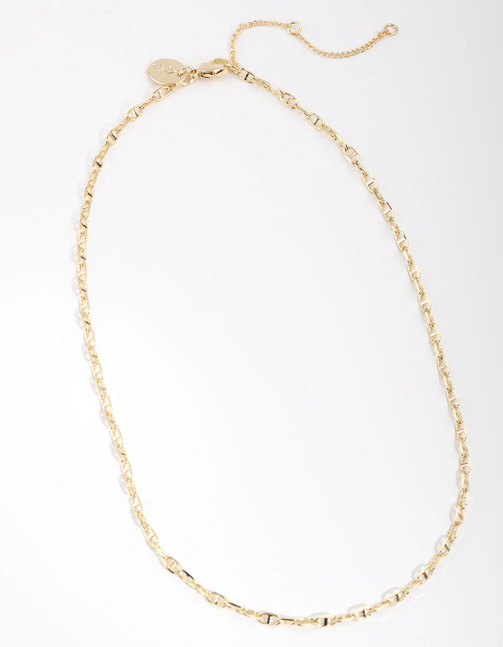 Gold Plated Mariner Chain Necklace - Image 2
