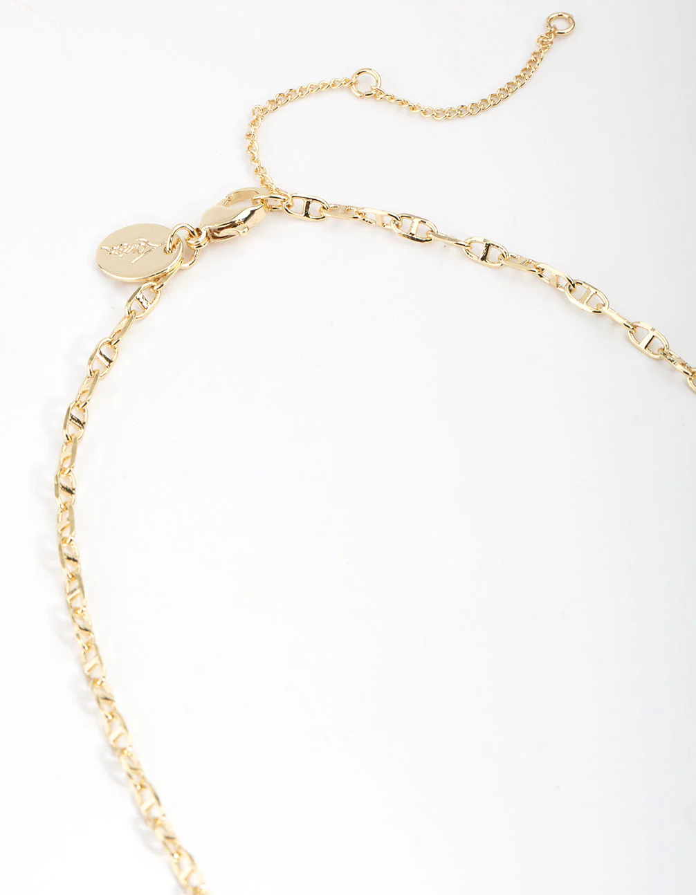Gold Plated Mariner Chain Necklace - Image 3