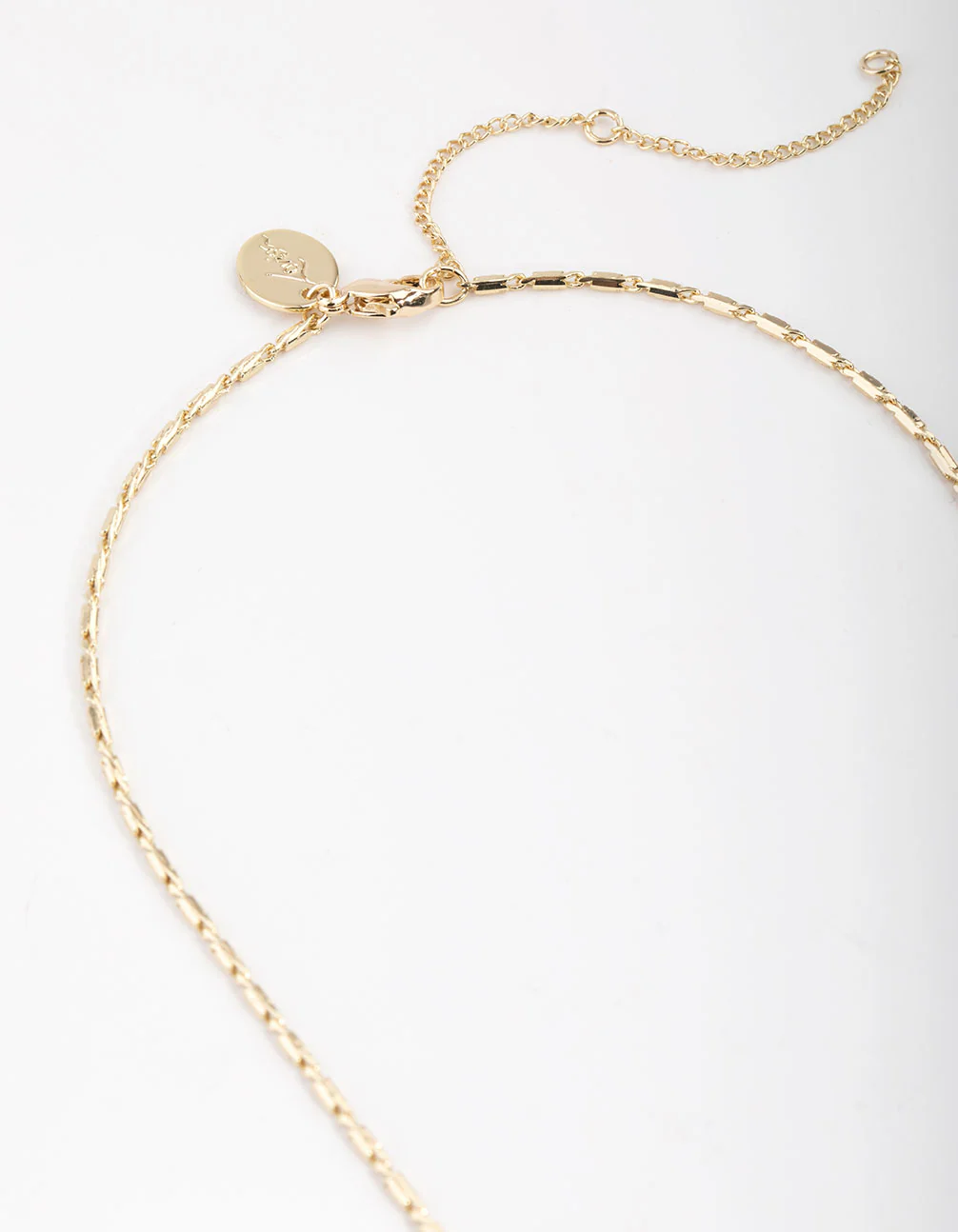 Gold Plated Starburst Disc Necklace - Image 3