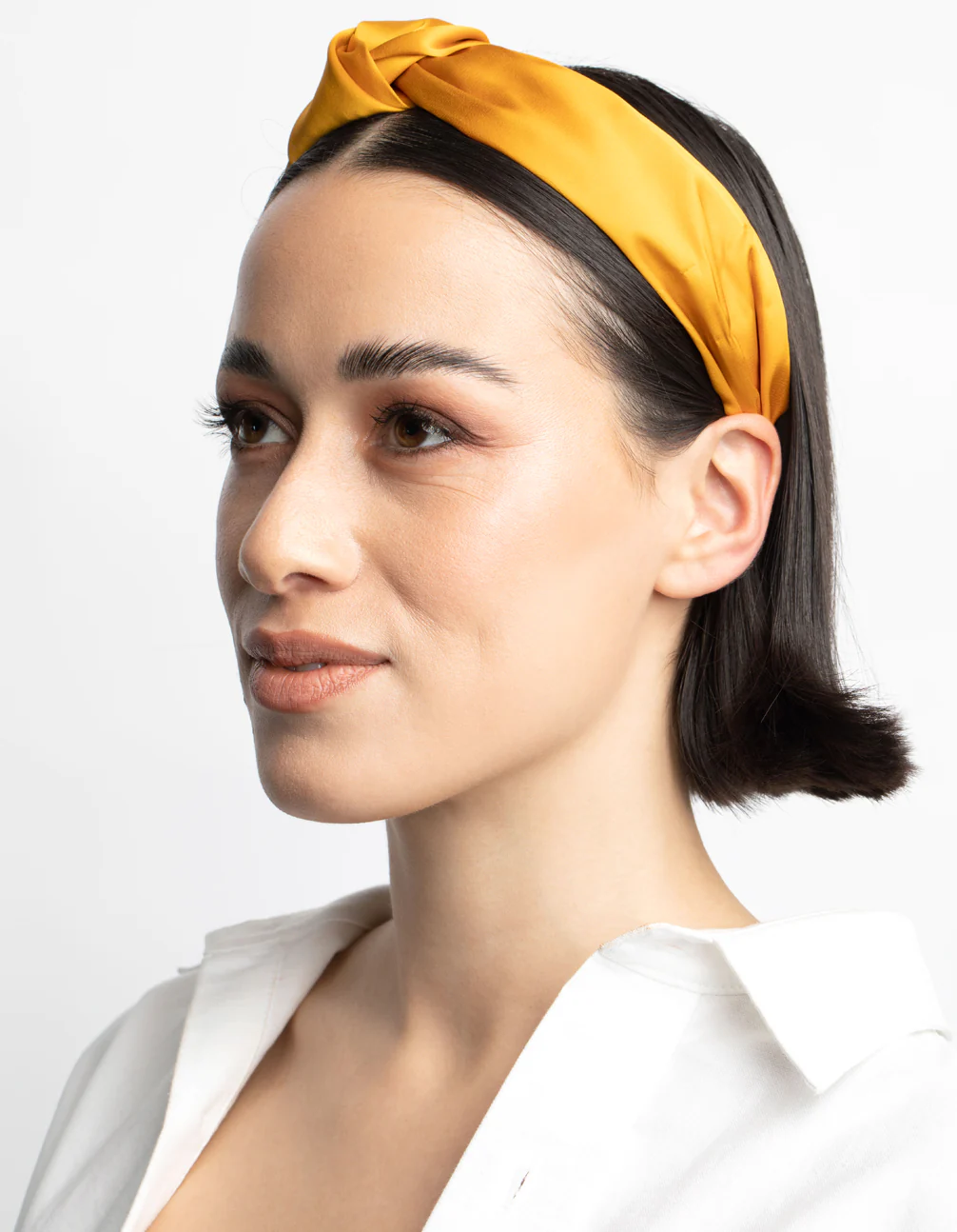 Yellow Twisted Knot Headband - Image 2