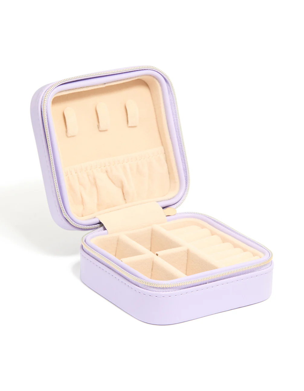 Lilac Compact Square Jewellery Box - Image 2