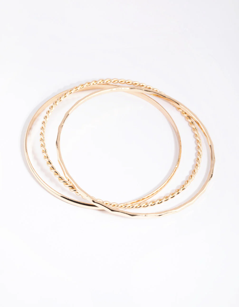 Gold Detail & Plain Bangle Pack