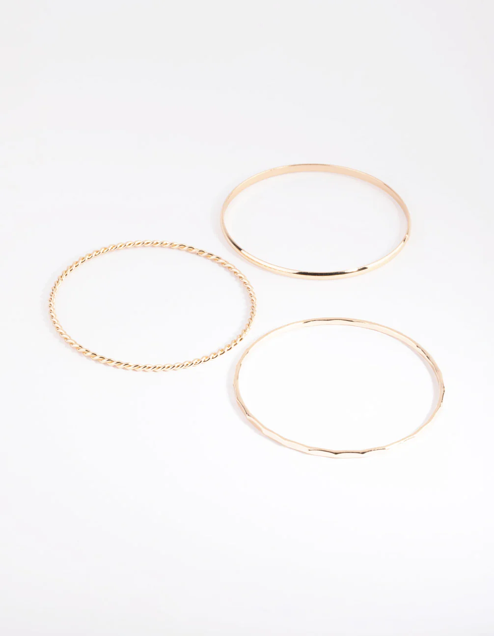 Gold Detail & Plain Bangle Pack - Image 3