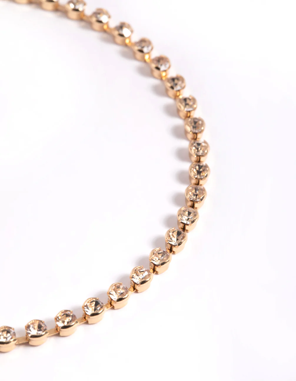 Gold Round Diamond Anklet - Image 2