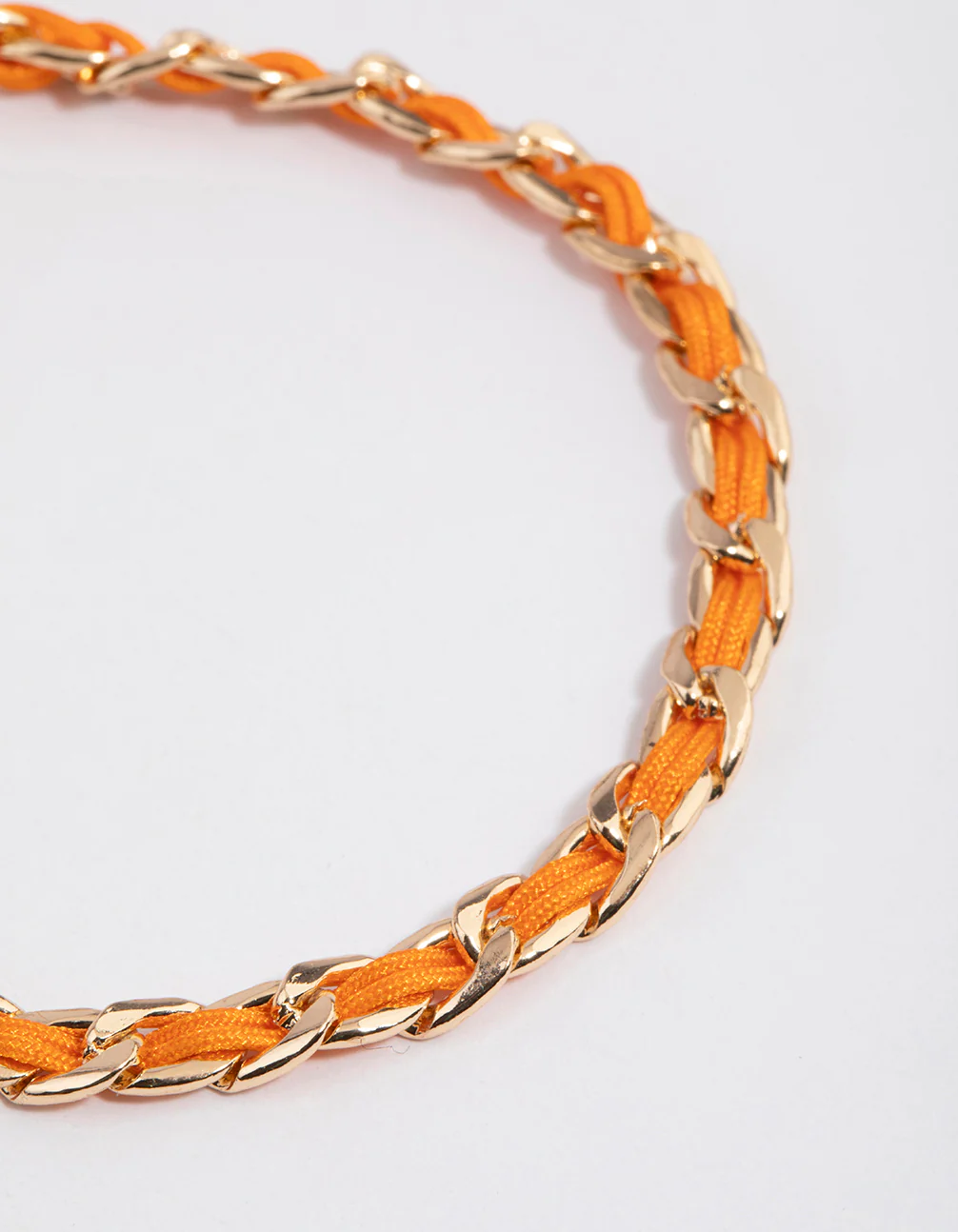 Gold Wrapped Chain Bracelet