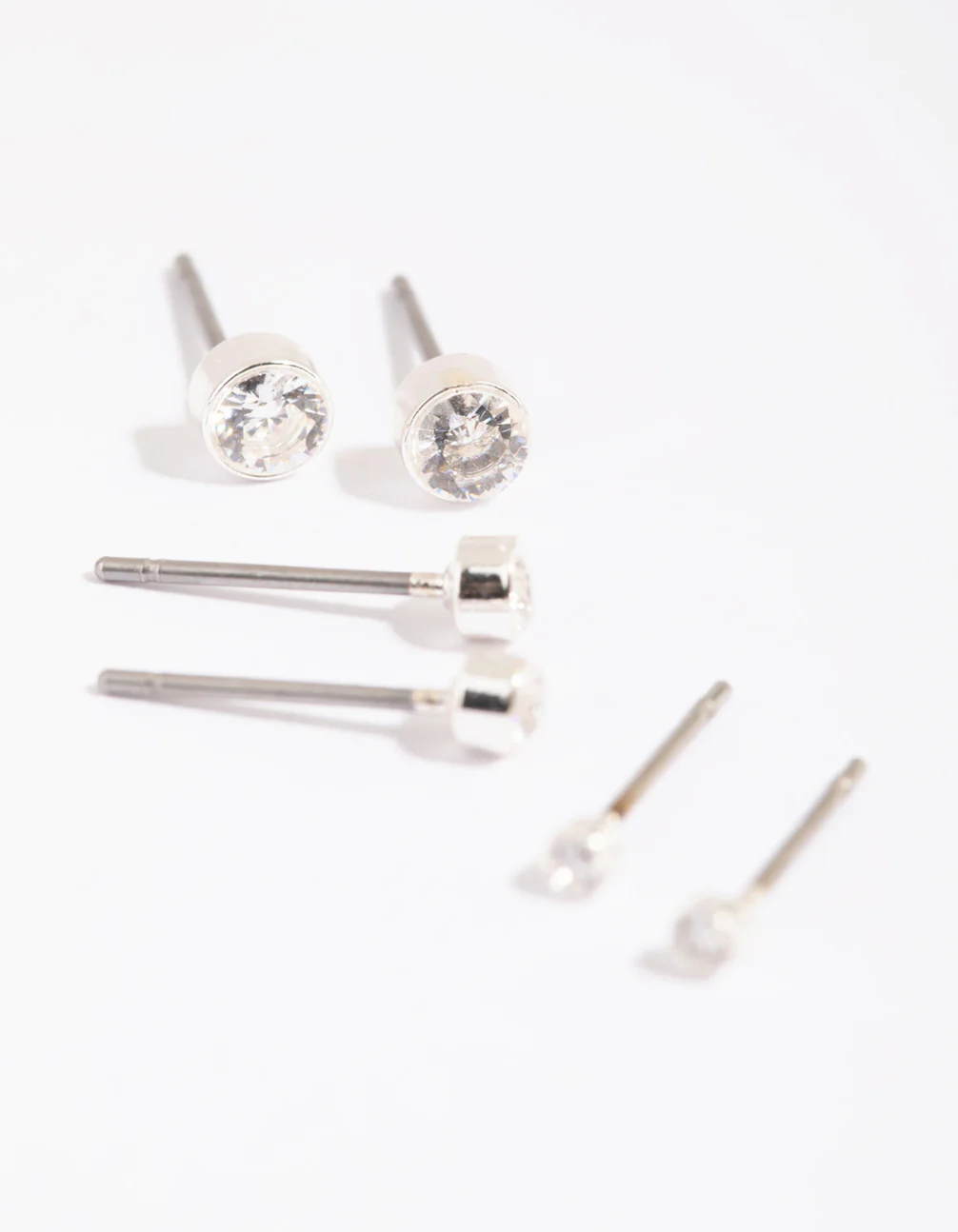 Silver Diamante Stud Pack - Image 2