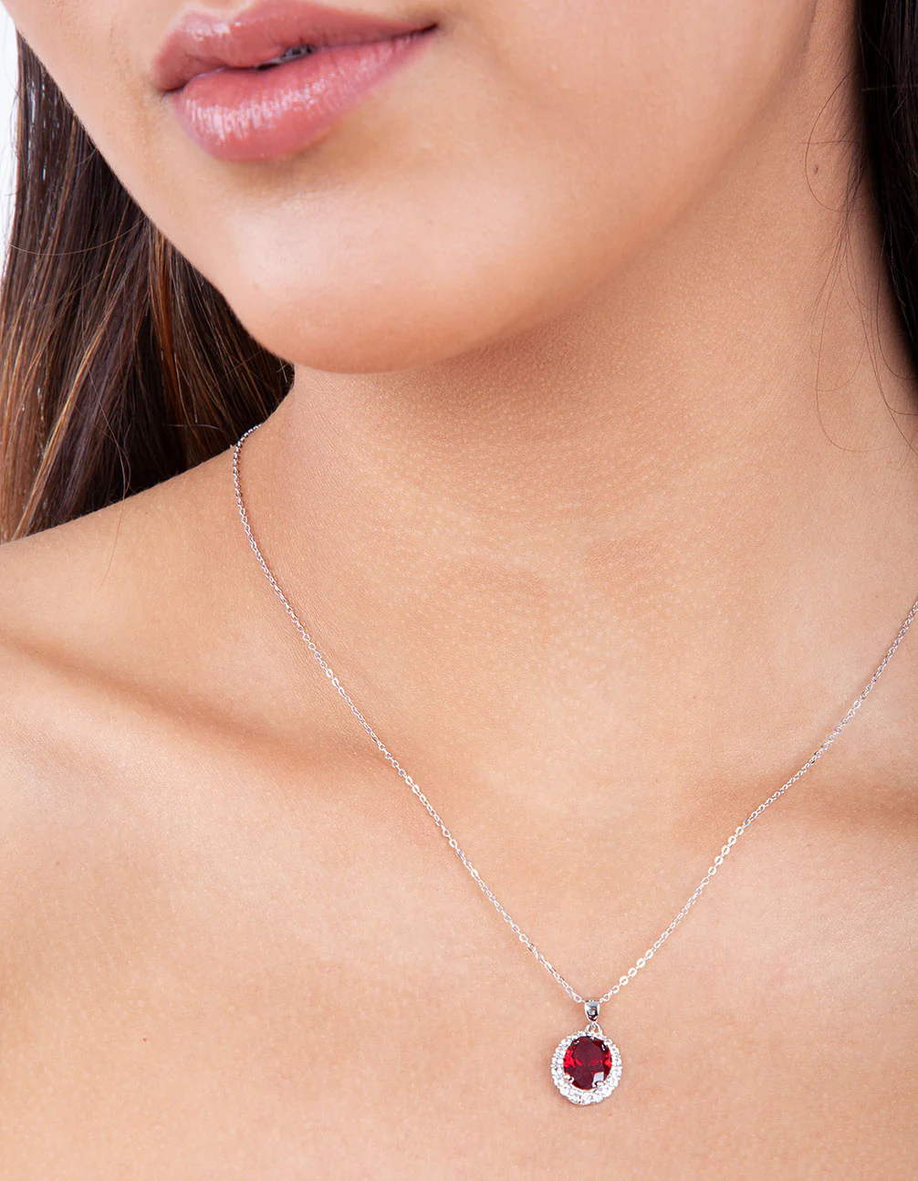 CG ST RH RUBY OVL HALO NL - Image 2