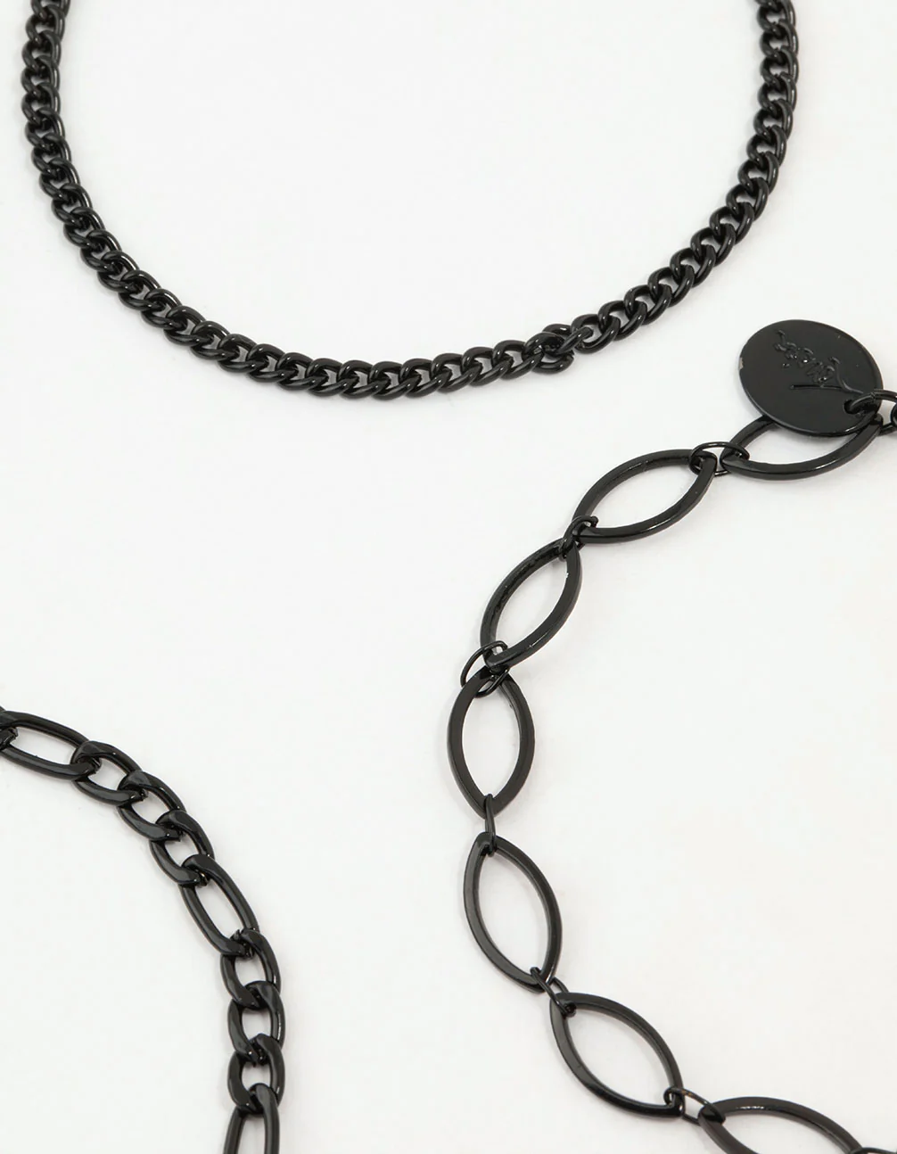 Coated Figaro Chain Bracelets 4-Pack - Image 3