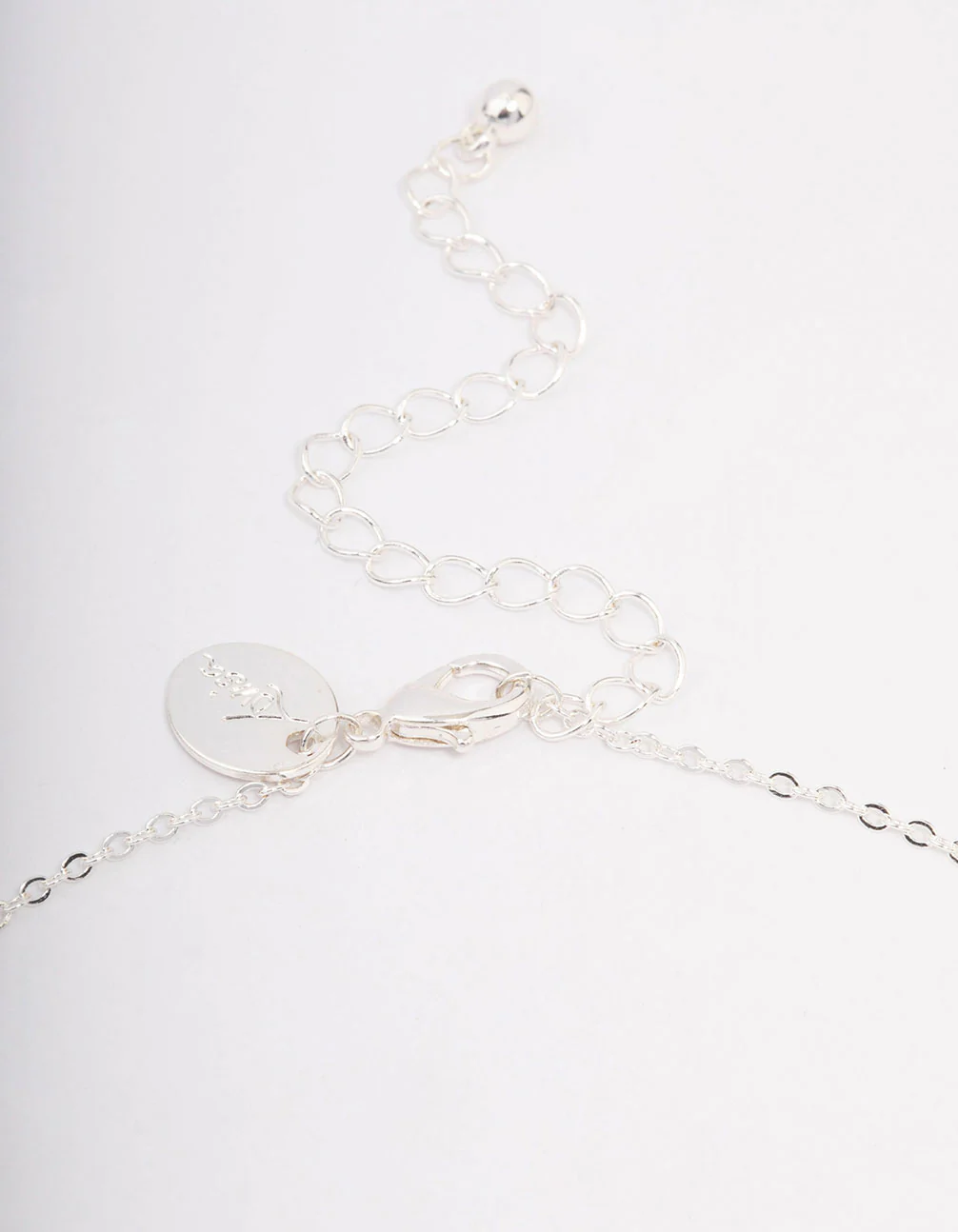 Silver Love Bling Cubic Zirconia Pendant Necklace - Image 3