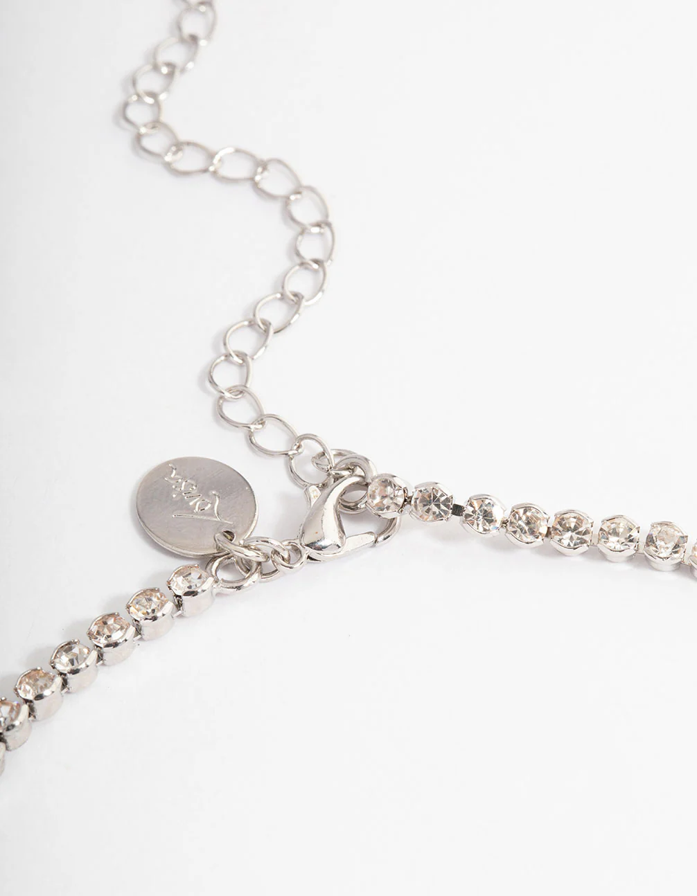 Silver Round Cup Chain Pearl Earring & Necklace Jewellery Set - Image 3