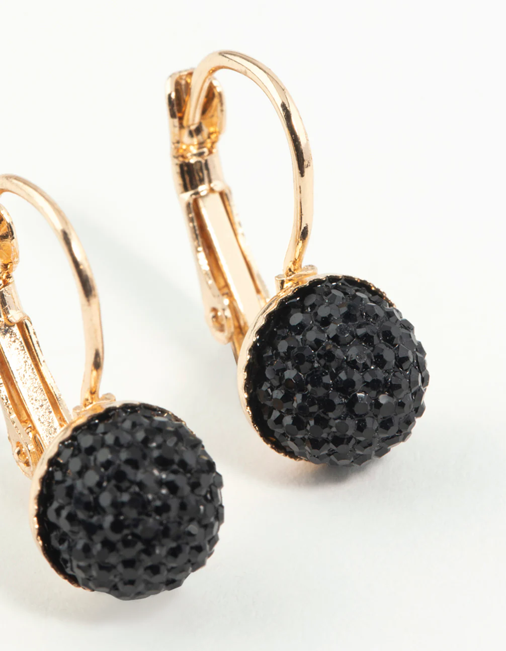 Gold Sparkle Ball Clip On Earrings - Image 7