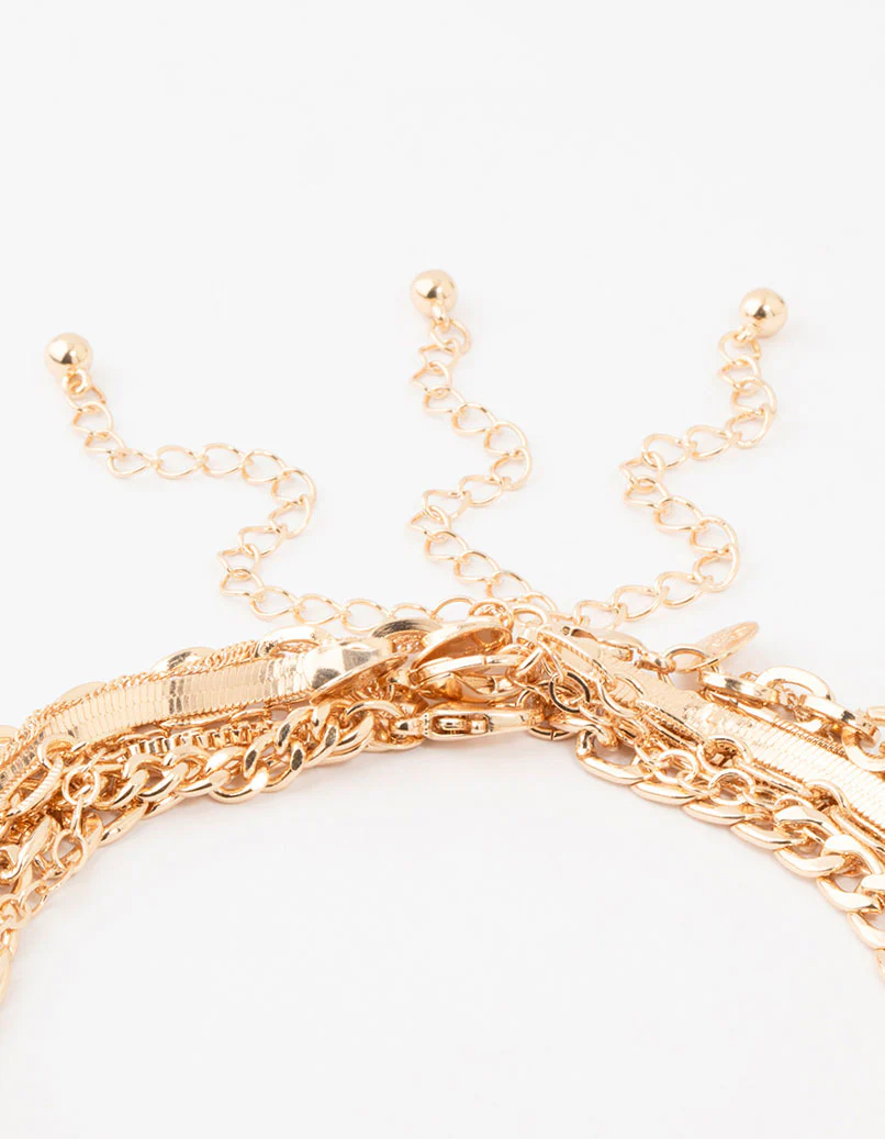 Gold Layered Pendant Necklace - Image 3