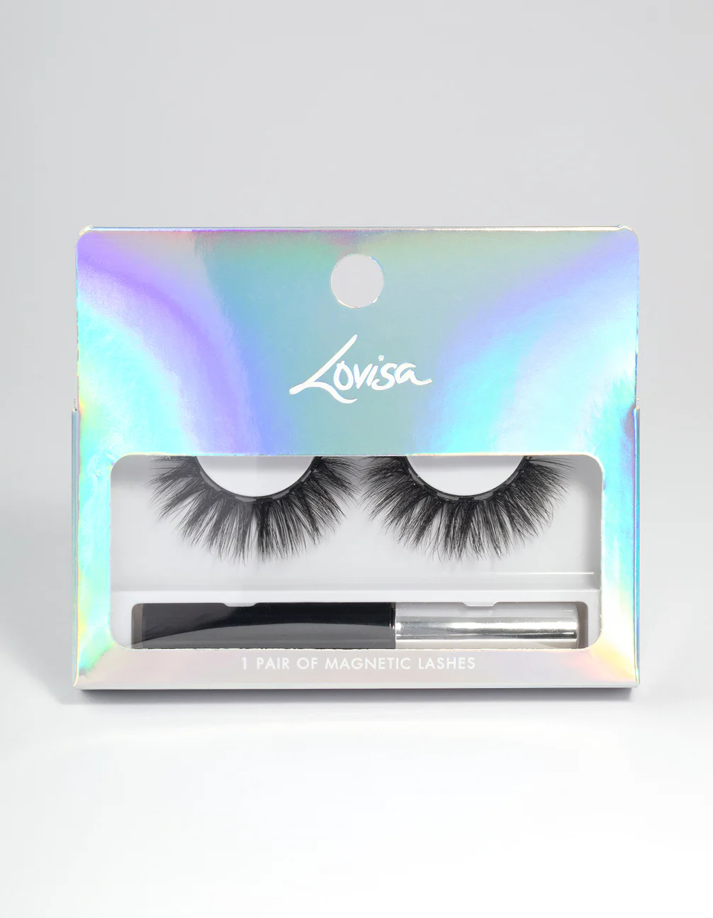 Black Volume Imitation Mink Magnetic Fake Eyelashes - Image 3