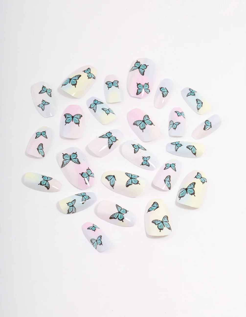 Butterfly Ombre Press On Nails - Image 2