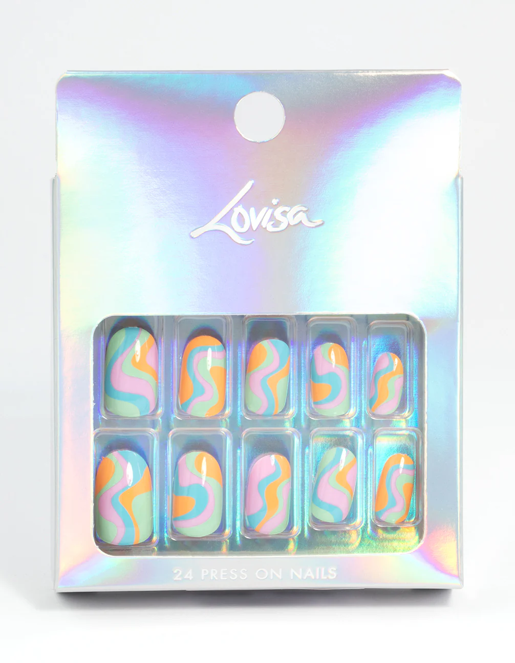 Plastic Marble Spell Press On Nails - Image 3
