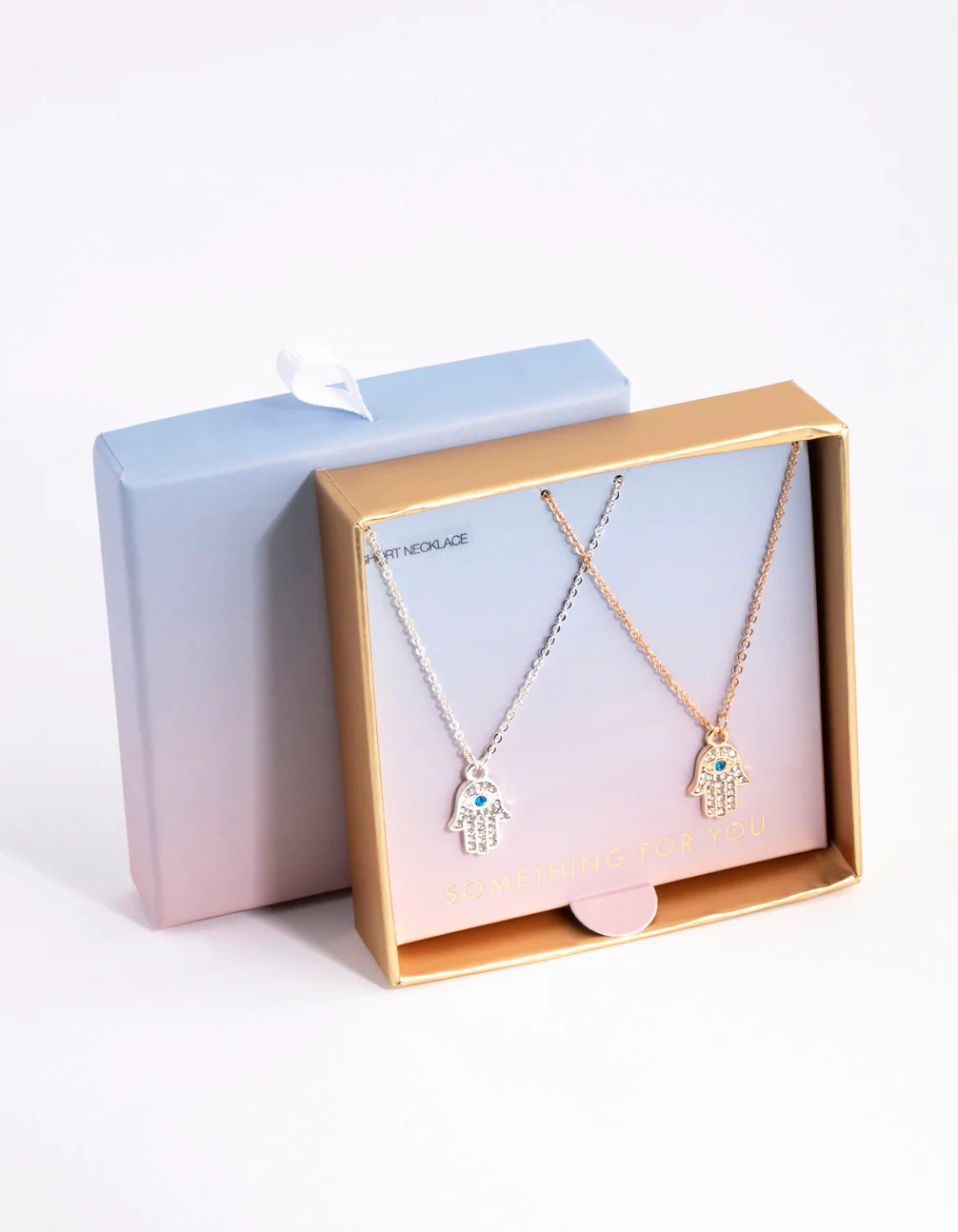 Mixed Metal Hamsa Hand Necklace Pack - Image 3