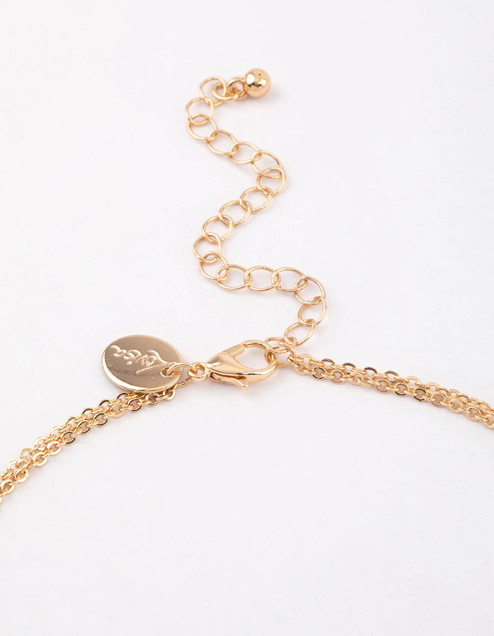 Gold Baguette Pearl Layered Necklace & Polishing Set - Image 4