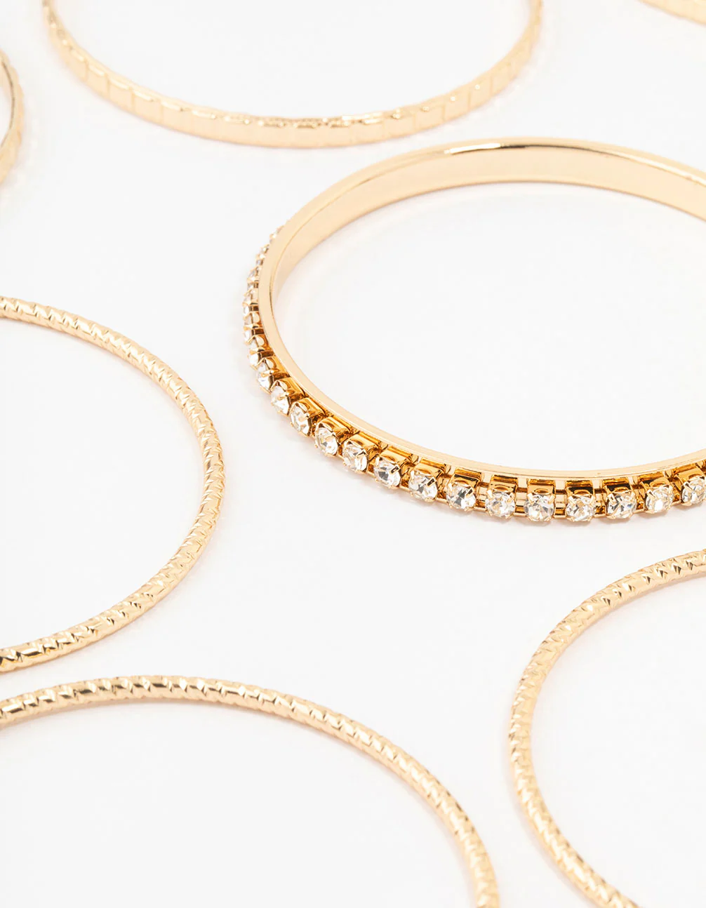 Gold Bangle Bracelets 12-Pack - Image 2