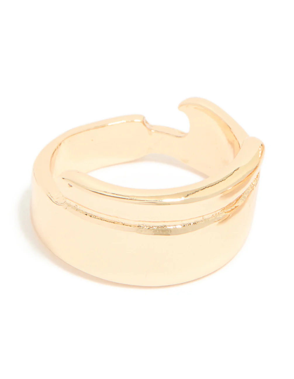 Gold Blue Gem & Heart Rings 3-Pack - Image 5
