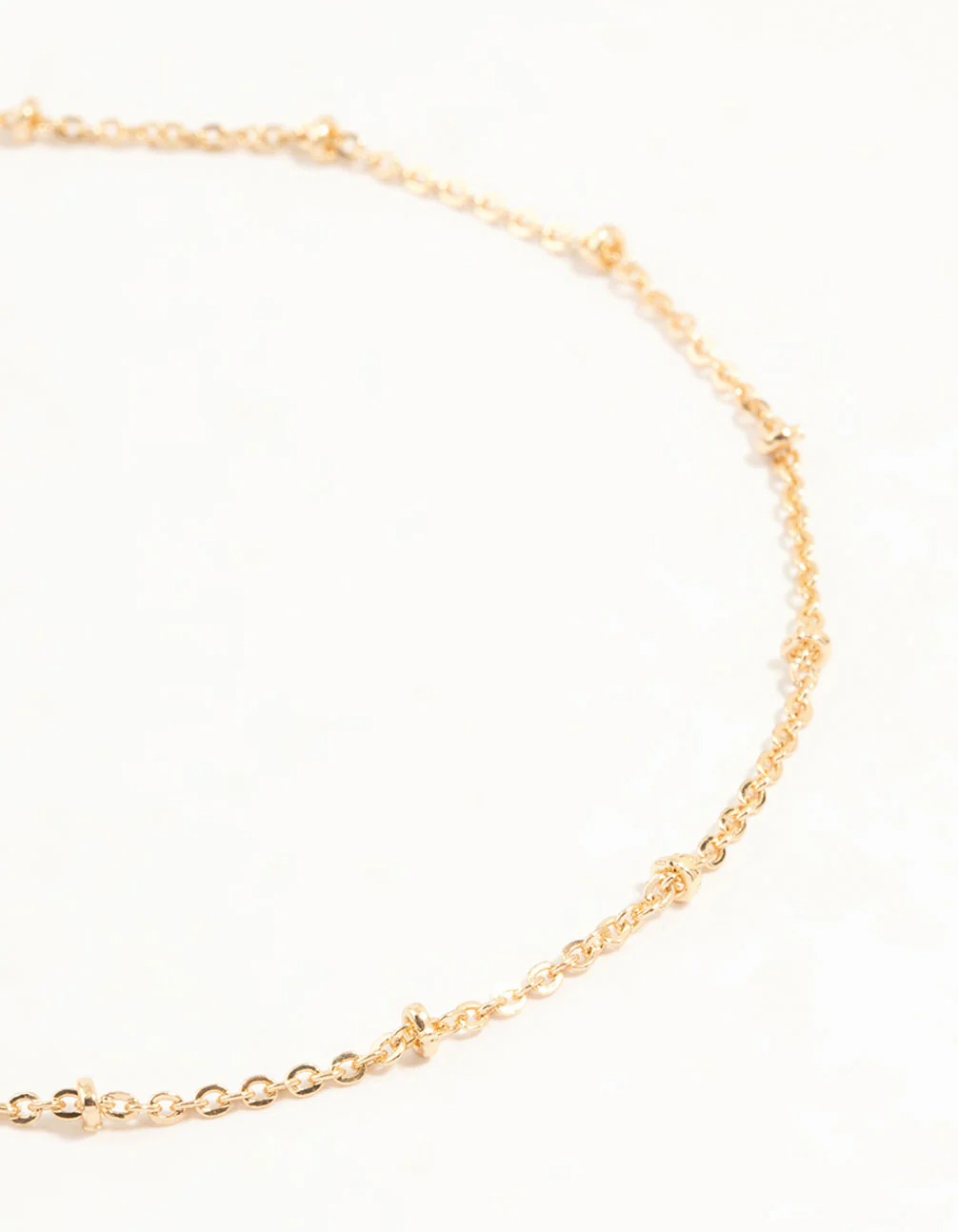 Gold Boho Heart & Mixed Chain Anklets 3-Pack - Image 2