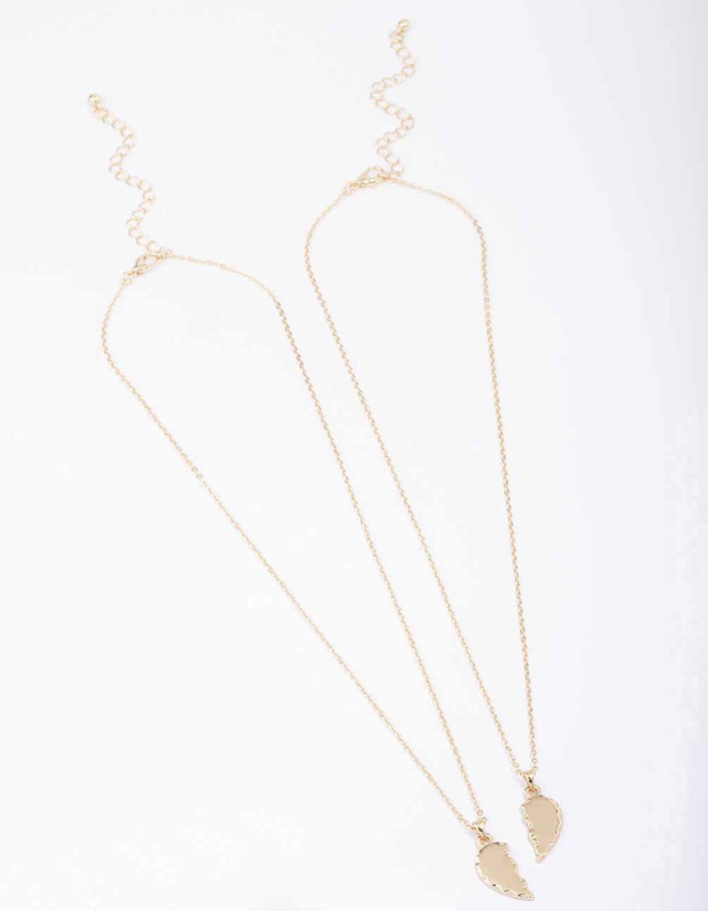 Gold Broken Heart Necklace Pack - Image 3