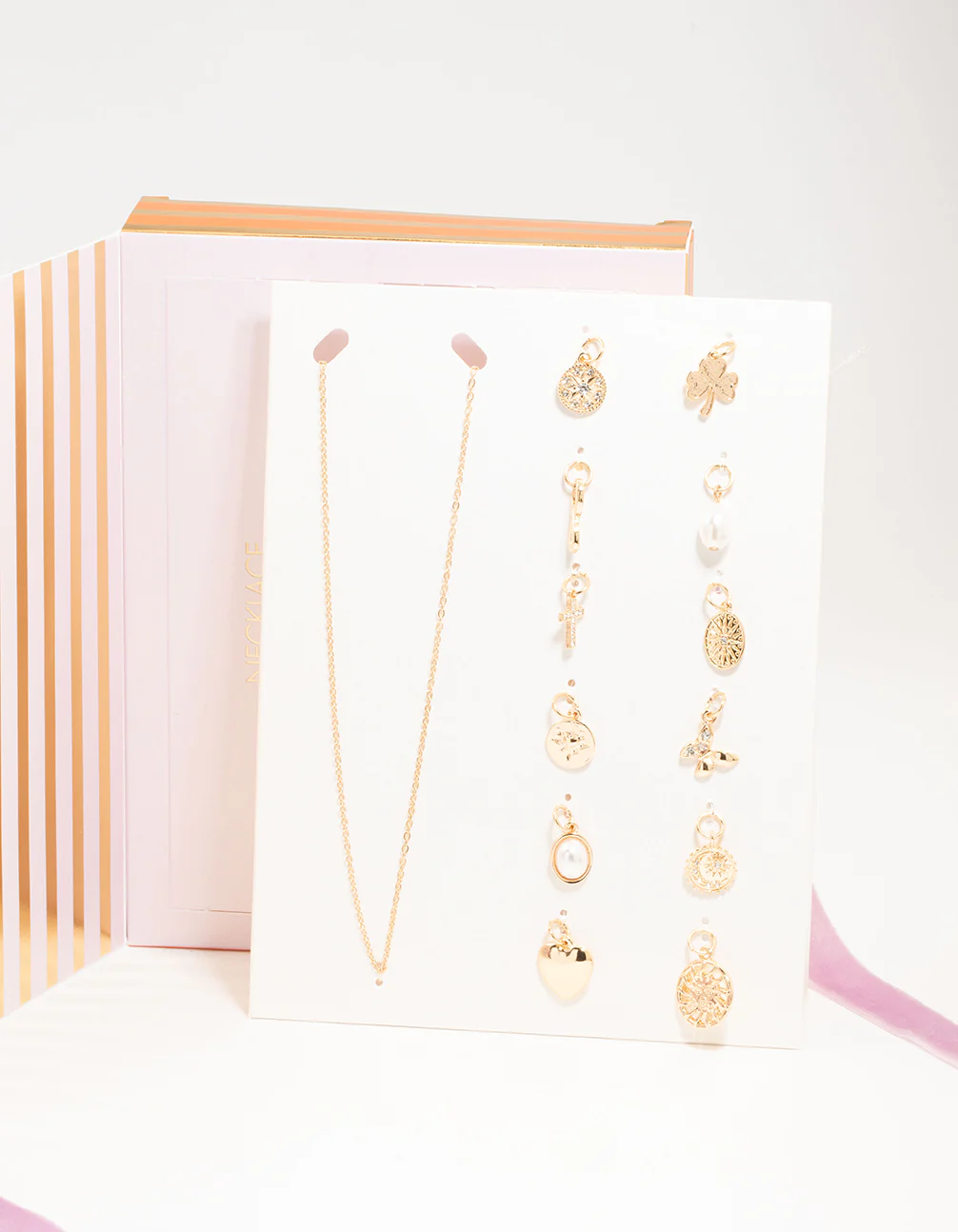 Gold Plated Charm Necklace Advent Calendar - Image 5